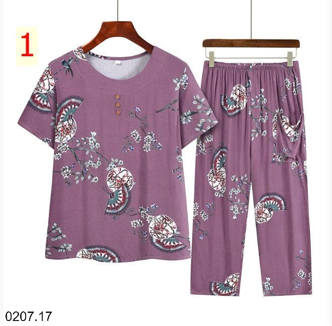 25HA0207.17 - BỘ TRUNG NIÊN CỘC TAY CHO BÀ CHO MẸ