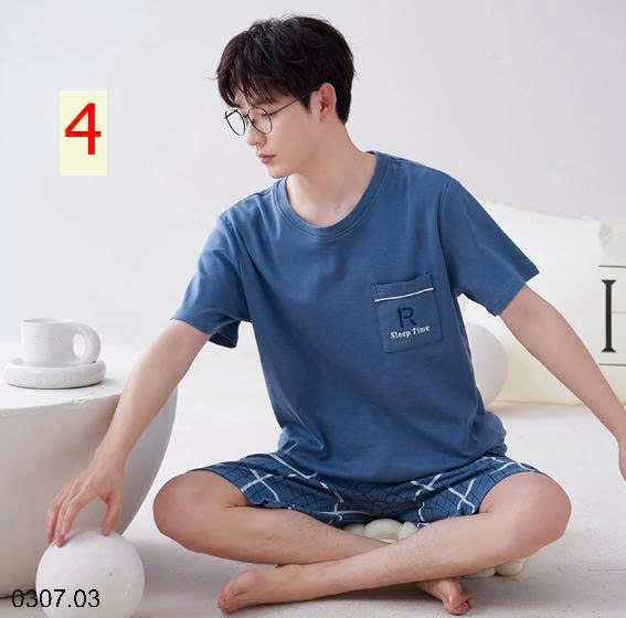 25HA0307.03 - BỘ COTTON MẶC NHÀ NAM