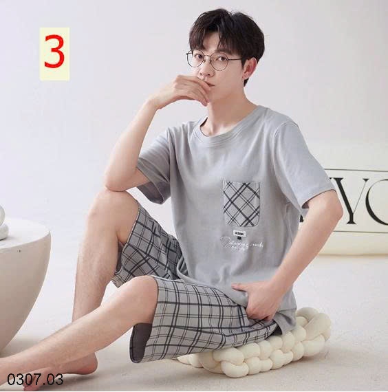 25HA0307.03 - BỘ COTTON MẶC NHÀ NAM