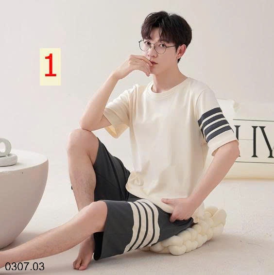 25HA0307.03 - BỘ COTTON MẶC NHÀ NAM
