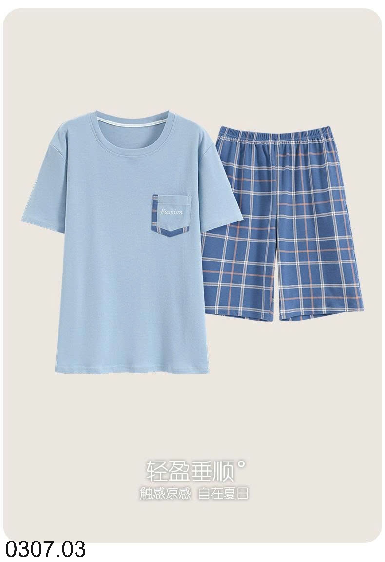 25HA0307.03 - BỘ COTTON MẶC NHÀ NAM