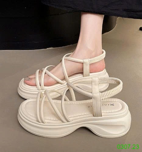 25HA0307.23 - SANDAL DÂY MẢNH ĐẾ CAO CHO NỮ