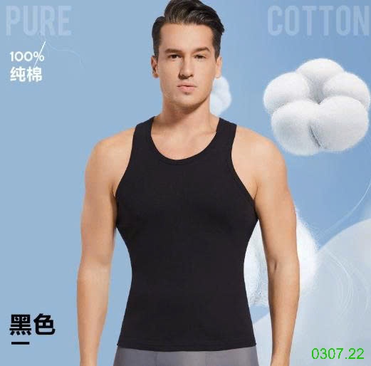 25HA0307.22 - ÁO COTTON BA LỖ NAM