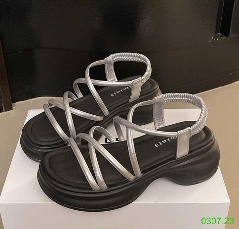 25HA0307.23 - SANDAL DÂY MẢNH ĐẾ CAO CHO NỮ