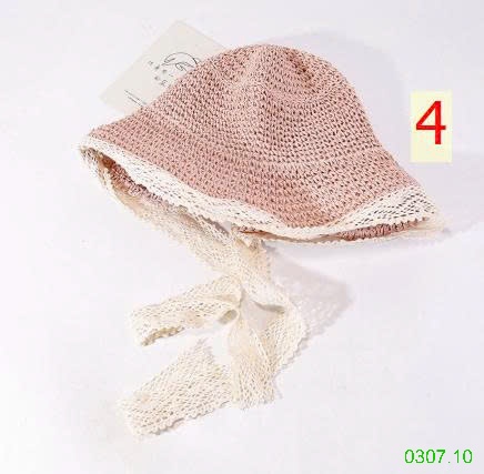 25HA0307.10 - MŨ CÓI VIỀN REN ĐI BIỂN