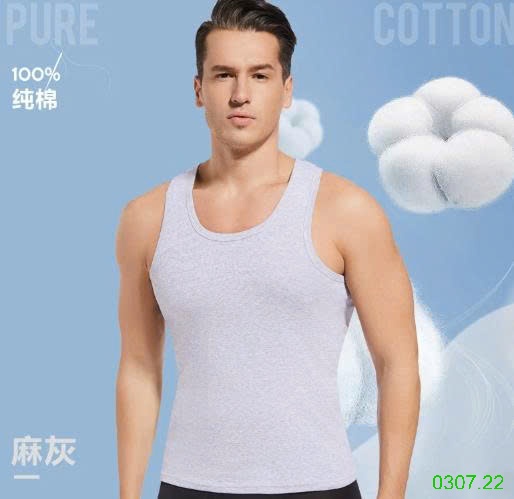 25HA0307.22 - ÁO COTTON BA LỖ NAM