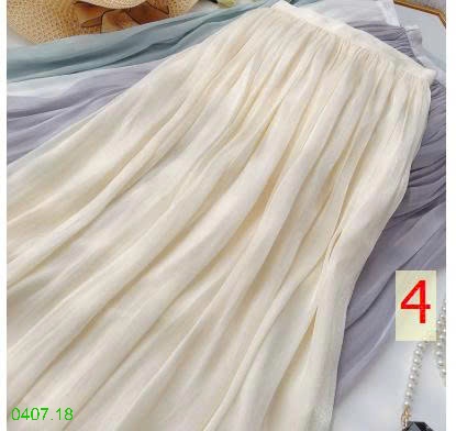 25HA0407.18 - CHÂN VÁY XẾP LY MIDI NHÀ ANNA