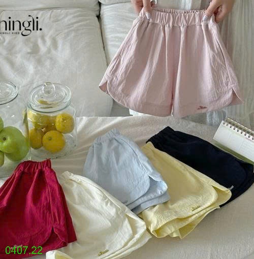 25HA0407.22 - QUẦN SHORT NINGLI BÉ GÁI