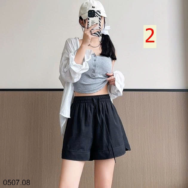 25HA0507.08 - QUẦN SHORT YAMAMOTO CHO NỮ