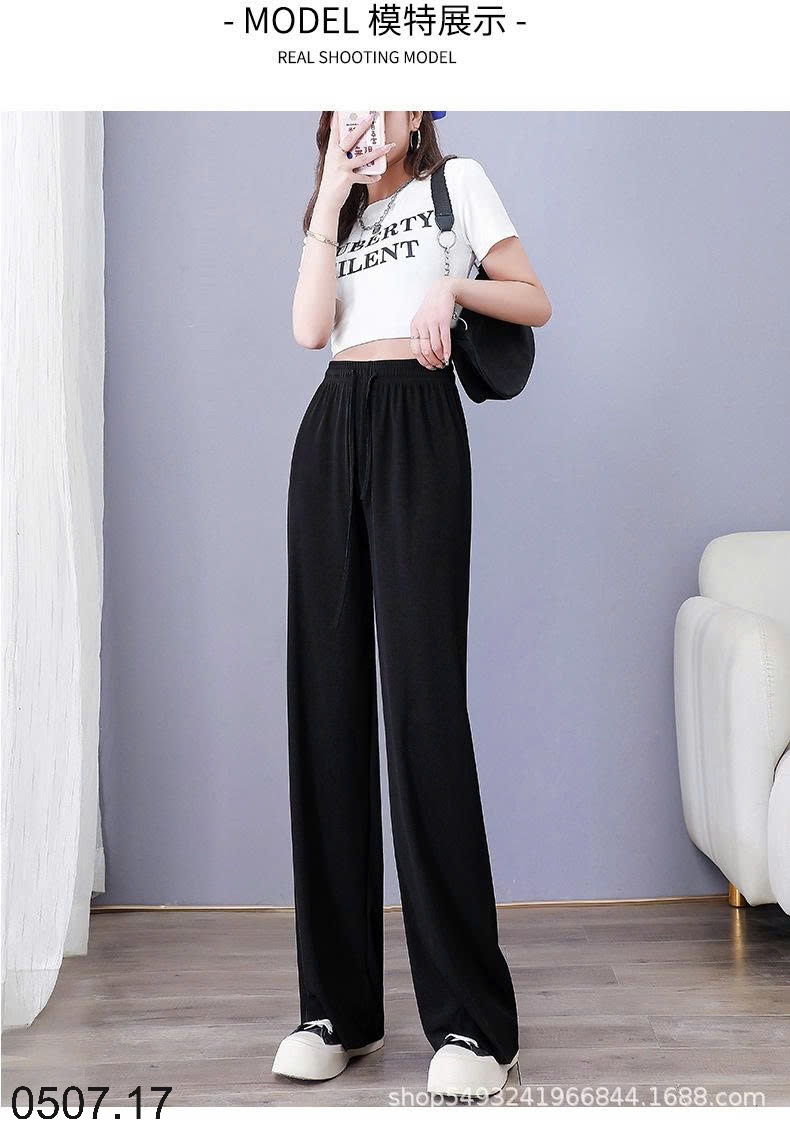 25HA0507.17 - SET 2 QUẦN THUN TĂM ỐNG RỘNG NỮ