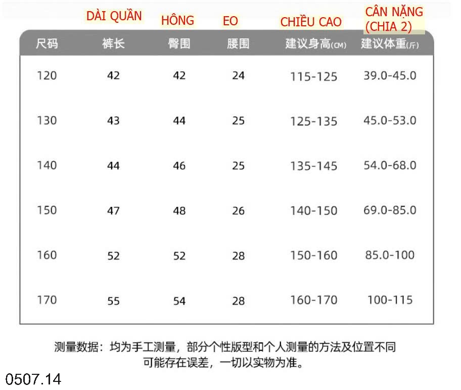 25HA0507.14 - QUẦN SHORT JEAN BÉ TRAI SIZE ĐẠI