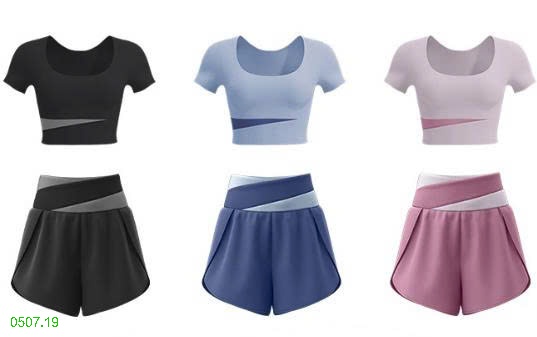 25HA0507.19 - SET ĐỒ TẬP GYM THOÁNG KHÍ