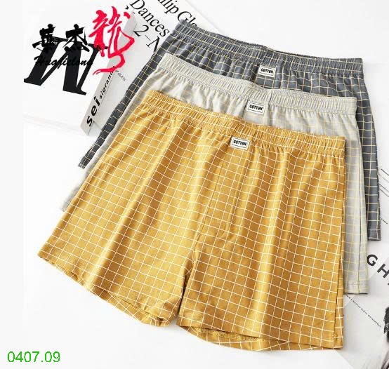 25HA0407.09 - SET 3 QUẦN KẺ SÀ LỎN NAM