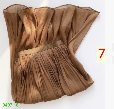 25HA0407.18 - CHÂN VÁY XẾP LY MIDI NHÀ ANNA