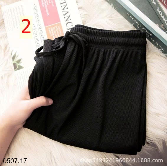 25HA0507.17 - SET 2 QUẦN THUN TĂM ỐNG RỘNG NỮ