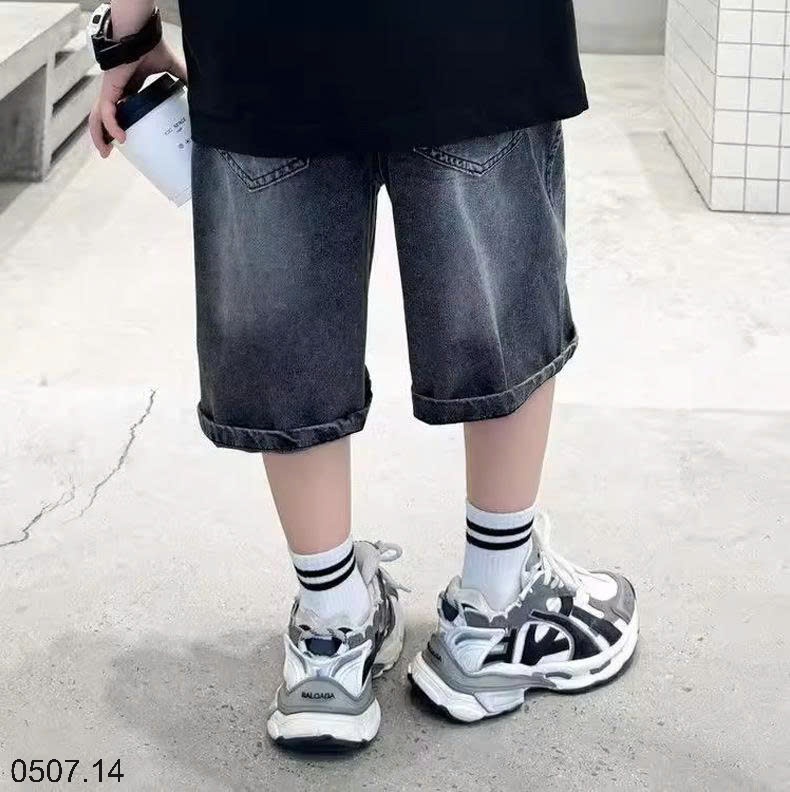 25HA0507.14 - QUẦN SHORT JEAN BÉ TRAI SIZE ĐẠI