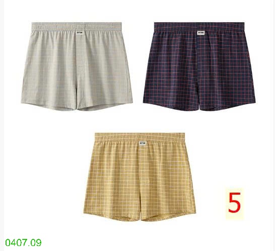 25HA0407.09 - SET 3 QUẦN KẺ SÀ LỎN NAM