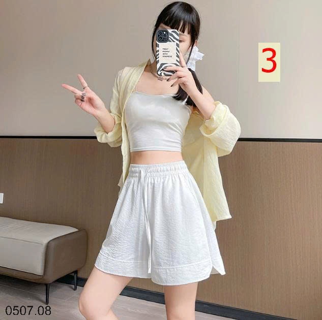 25HA0507.08 - QUẦN SHORT YAMAMOTO CHO NỮ