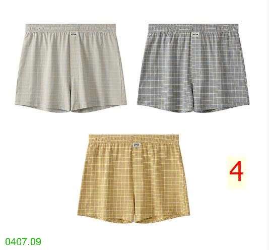 25HA0407.09 - SET 3 QUẦN KẺ SÀ LỎN NAM