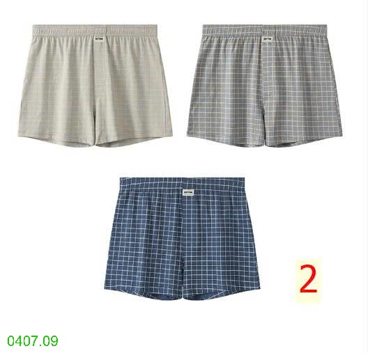 25HA0407.09 - SET 3 QUẦN KẺ SÀ LỎN NAM
