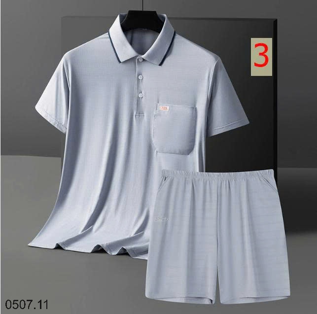 25HA0507.11 - BỘ THỂ THAO BĂNG LỤA NAM CAO CẤP