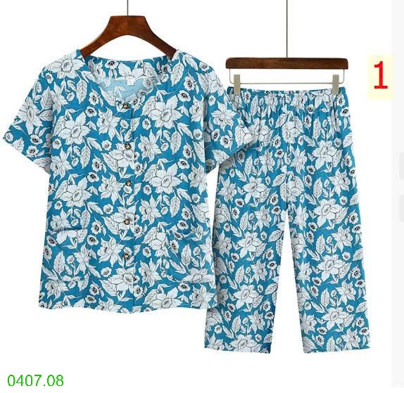25HA0407.08 - BỘ HOA TRUNG NIÊN MẶC NHÀ CHO MẸ