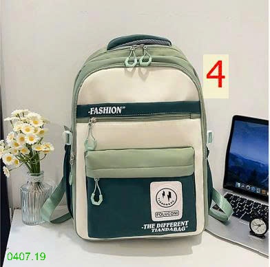 25HA0407.19 - BA LÔ TRUNG HỌC FASHION
