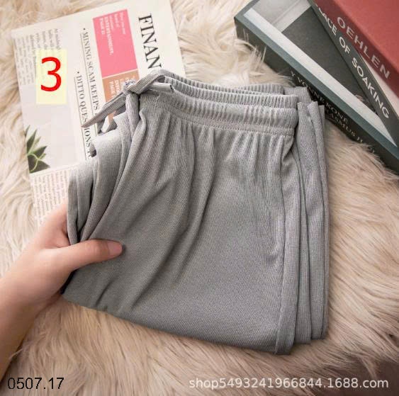 25HA0507.17 - SET 2 QUẦN THUN TĂM ỐNG RỘNG NỮ