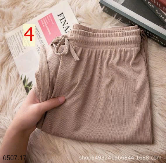 25HA0507.17 - SET 2 QUẦN THUN TĂM ỐNG RỘNG NỮ