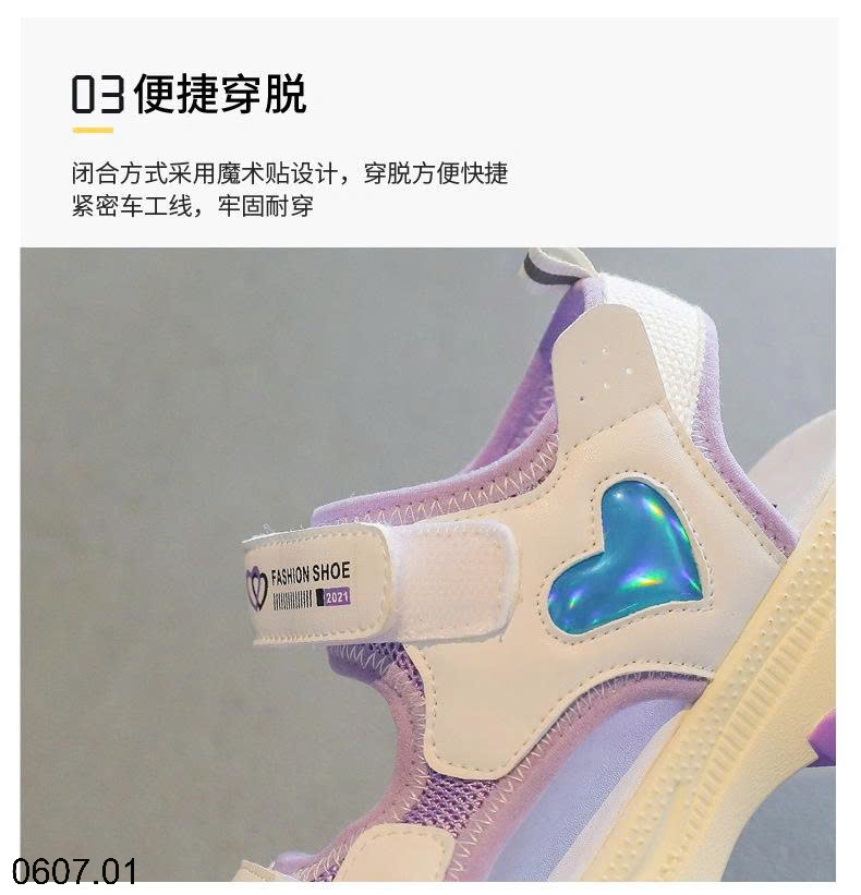 25HA0607.01 - SANDAL CHO BÉ GÁI