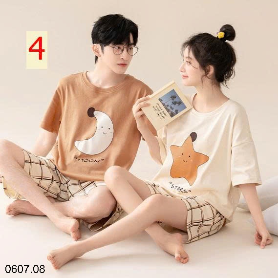 25HA0607.08 - BỘ ĐÔI COTTON NAM NỮ