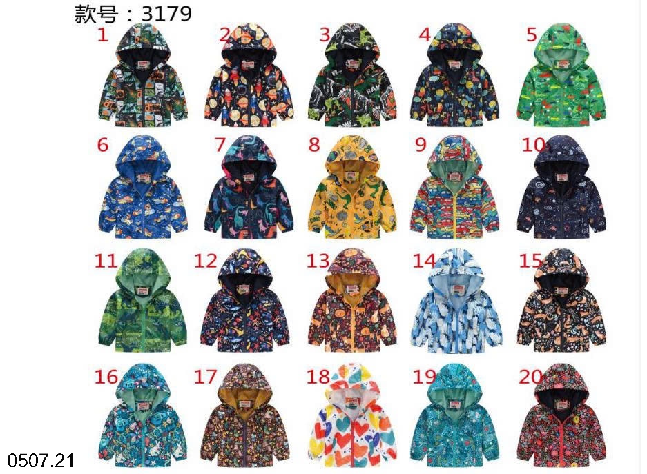25HA0507.21 - ÁO KHOÁC GIÓ CHO BÉ YÊU