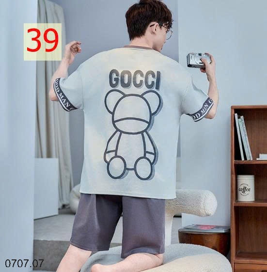 25HA0707.07- BỘ MẶC NHÀ COTTON CHO THANH NIÊN