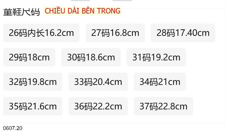 25HA0607.20 - GIÀY LƯỚI THOÁNG KHÍ QUAI DÁN CHO BÉ YÊU