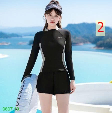 25HA0607.19 - BỘ BƠI DÀI TAY CHO NỮ