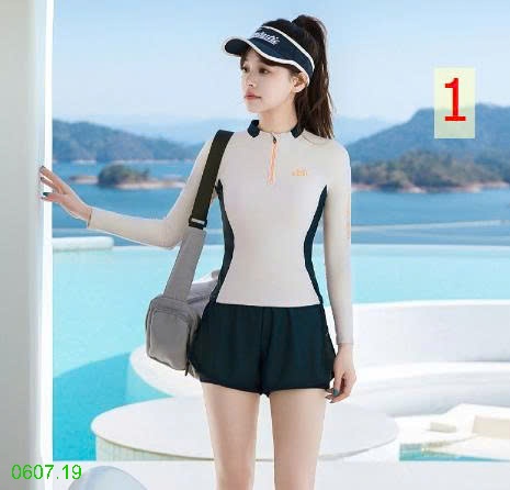 25HA0607.19 - BỘ BƠI DÀI TAY CHO NỮ