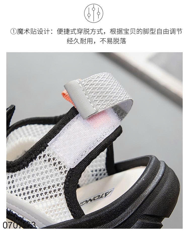 25HA0707.03 - SANDAL PHỐI LƯỚI THOÁNG KHÍ
