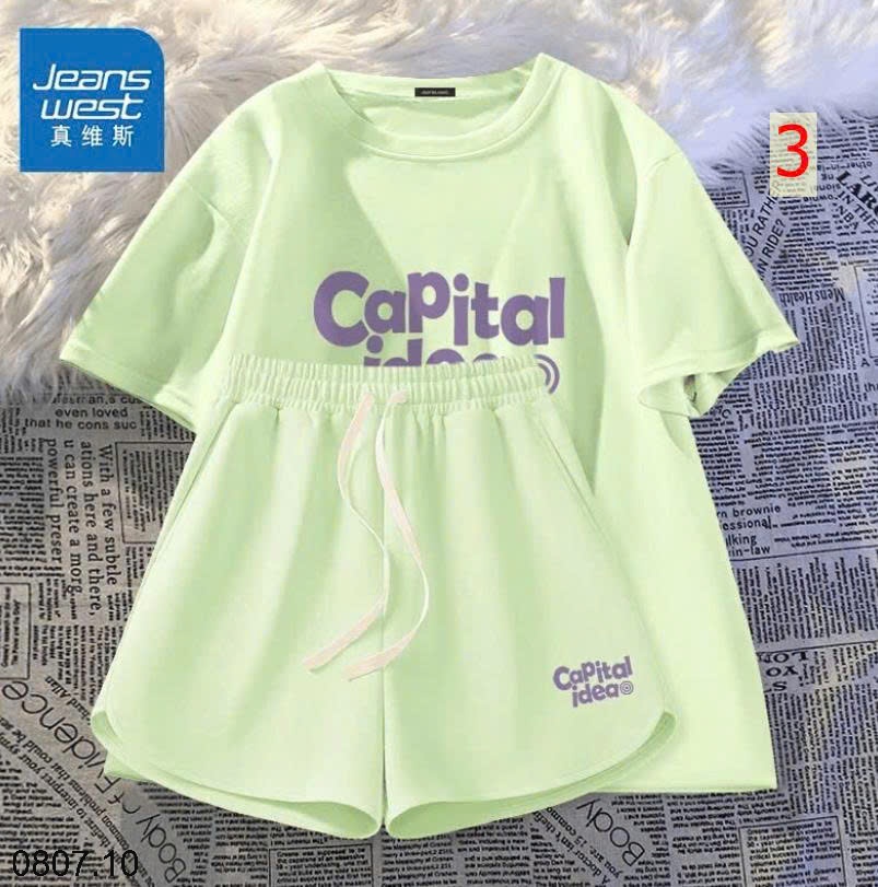 25HA0807.10 - BỘ MẶC NHÀ CAPITAL NỮ NHÀ JEANS WEST
