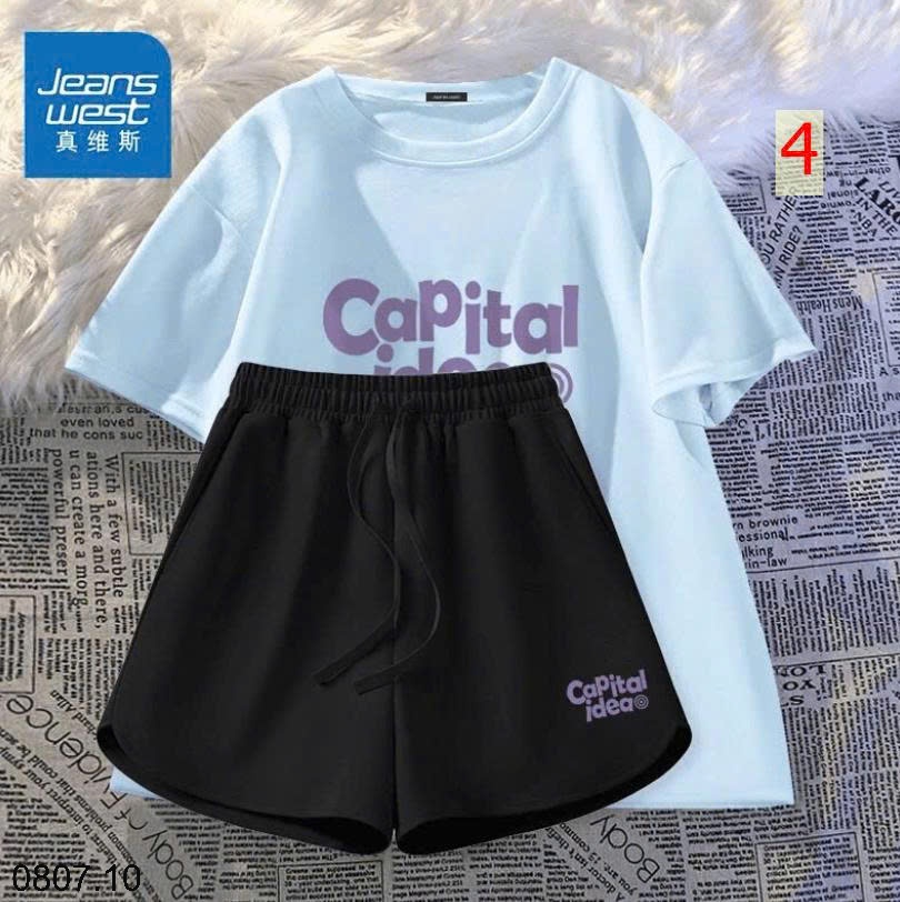 25HA0807.10 - BỘ MẶC NHÀ CAPITAL NỮ NHÀ JEANS WEST
