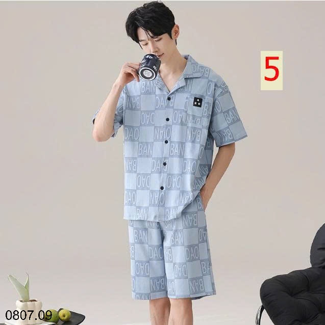 25HA0807.09 - BỘ PIJAMA CỘC CHO NAM