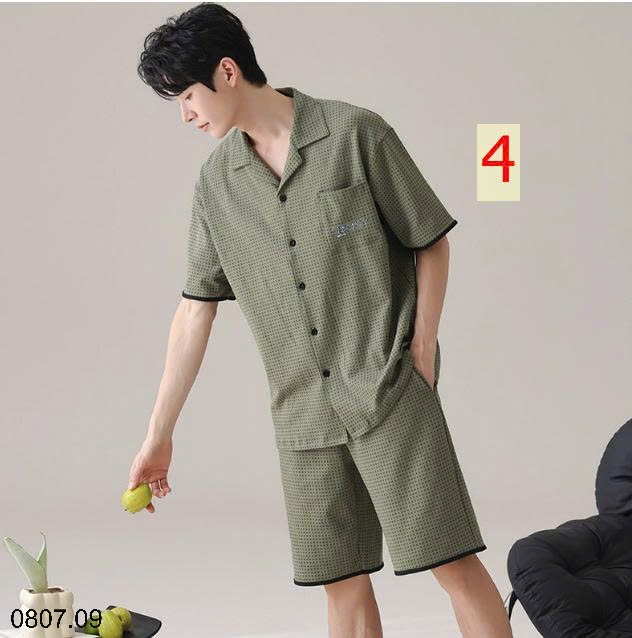 25HA0807.09 - BỘ PIJAMA CỘC CHO NAM