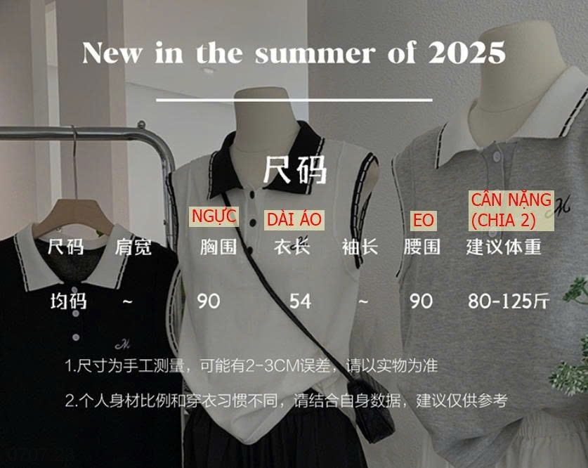 25HA0707.23 - ÁO DỆT KIM NỮ PHONG CÁCH HÀN QUỐC