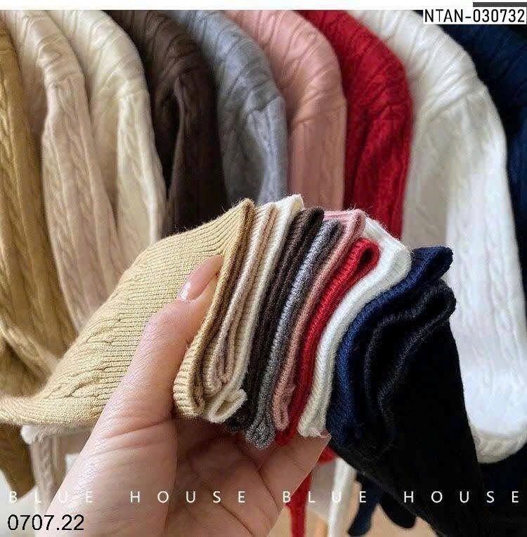 25HA0707.22 - ÁO LEN CARDIGAN THÊU HÌNH NGỰA