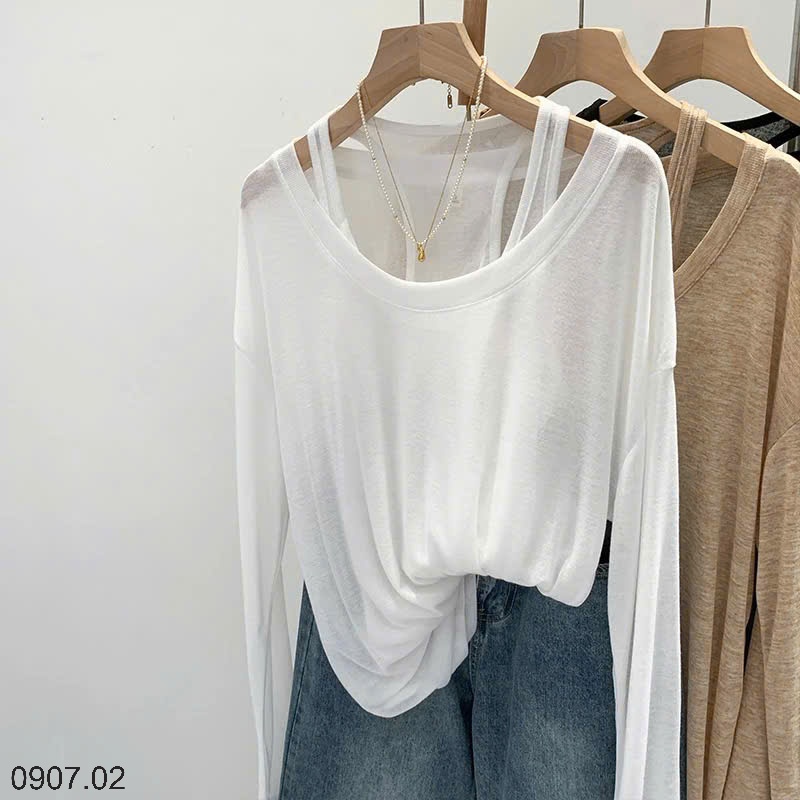 25HA0907.02 - SET ÁO 2 CHI TIẾT CHO NỮ