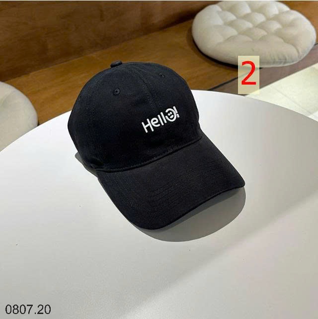 25HA0807.20 - MŨ LƯỠI TRAI HELLO THỜI TRANG