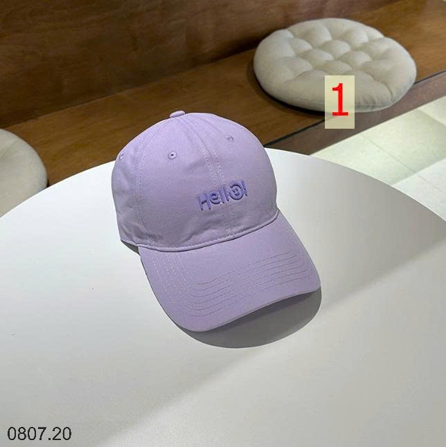 25HA0807.20 - MŨ LƯỠI TRAI HELLO THỜI TRANG