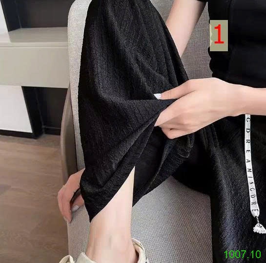 25HA1007.10 - SET 2 QUẦN SUÔNG LƯNG CHUN CHO NỮ