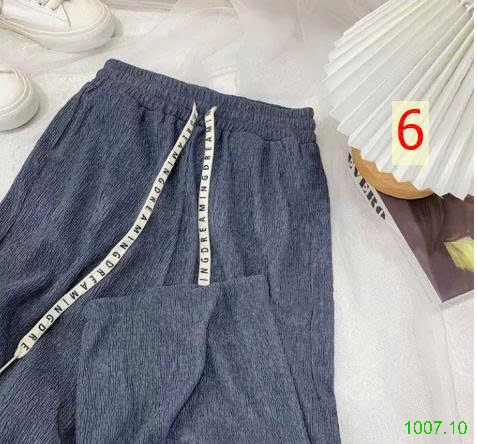 25HA1007.10 - SET 2 QUẦN SUÔNG LƯNG CHUN CHO NỮ
