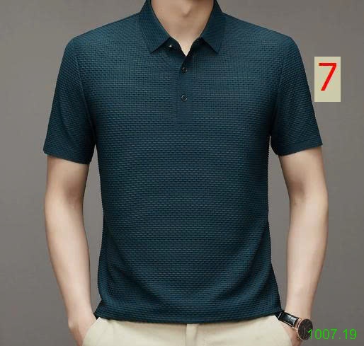 25HA1007.19 - ÁO POLO NAM TỔ ONG KHÔNG ĐƯỜNG MAY
