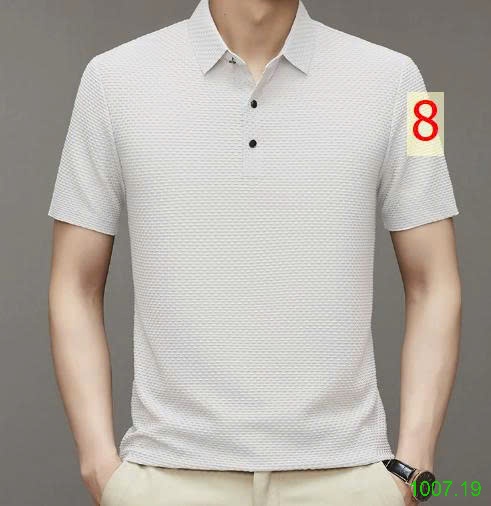 25HA1007.19 - ÁO POLO NAM TỔ ONG KHÔNG ĐƯỜNG MAY